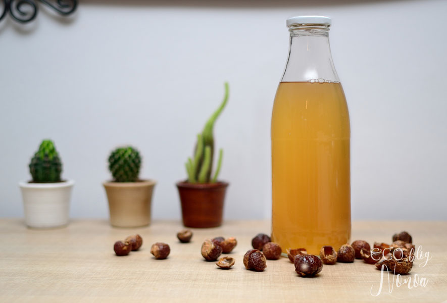 Cómo hacer jabón líquido con nueces de lavado