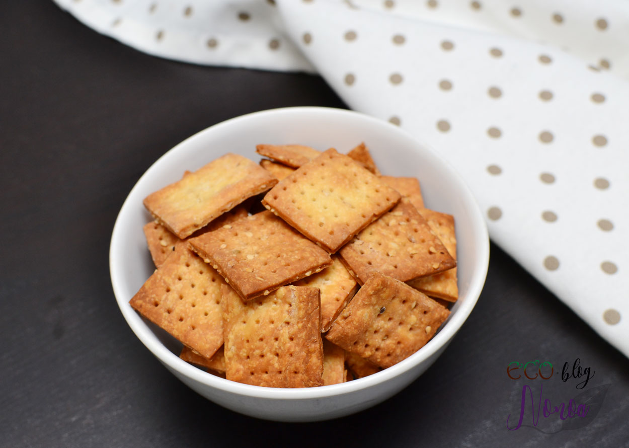 Crackers veganas – Galletas saladas