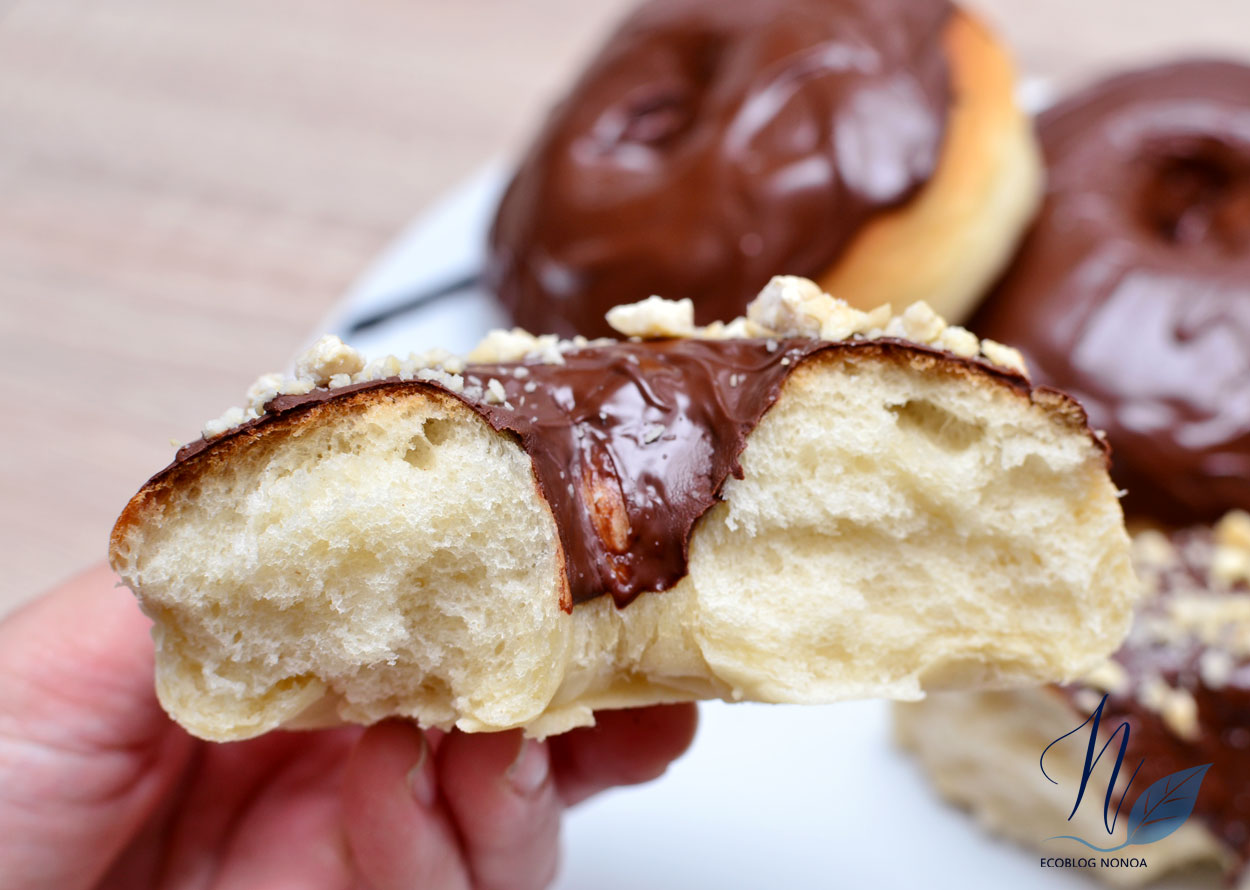 Donuts veganos de chocolate al horno | Receta Vegana | Ecoblog Nonoa