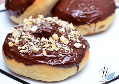 Donuts de chocolate veganos al horno