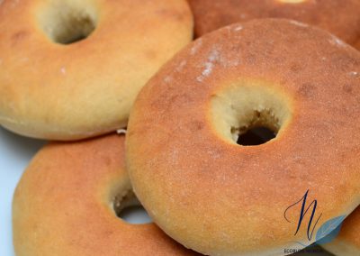 Hornear - Donuts veganos caseros de chocolate al horno